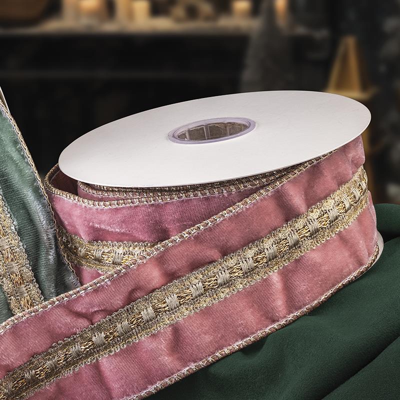 Vintage Memories Velvet Ribbon (Pink)
